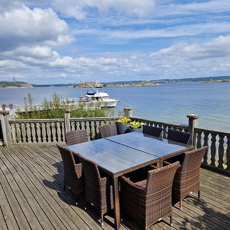 Cabin At The Sea Close To Public Beach With A Jumpingtower Hoviksnas Exterior photo